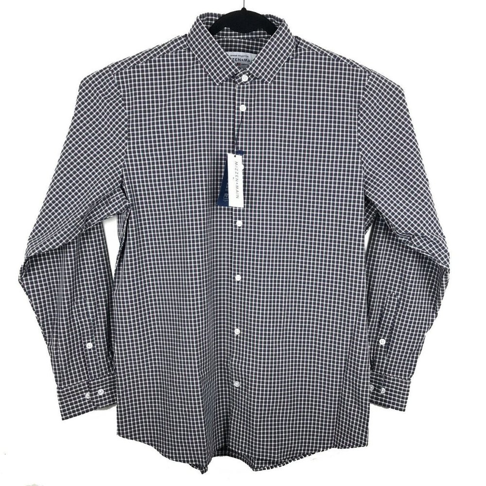 Mizzen + Main Leeward Multicolor Plaid Shirt 2XL